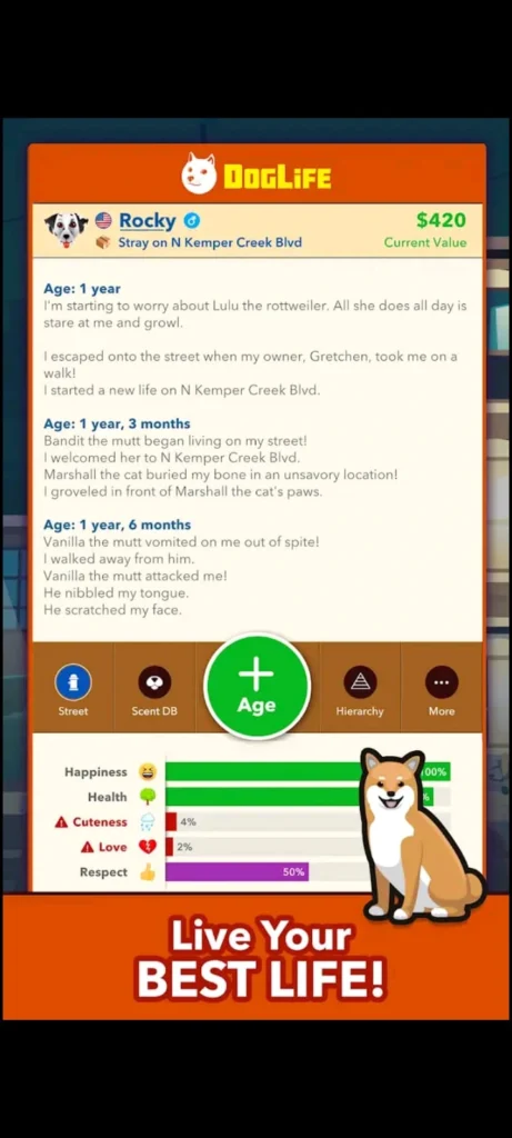BitLife Dog Mod APK 3 Doglife game