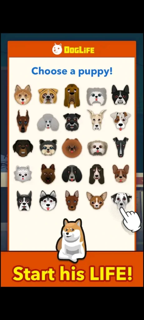 BitLife Dog Mod APK 2 Choose a Puppy