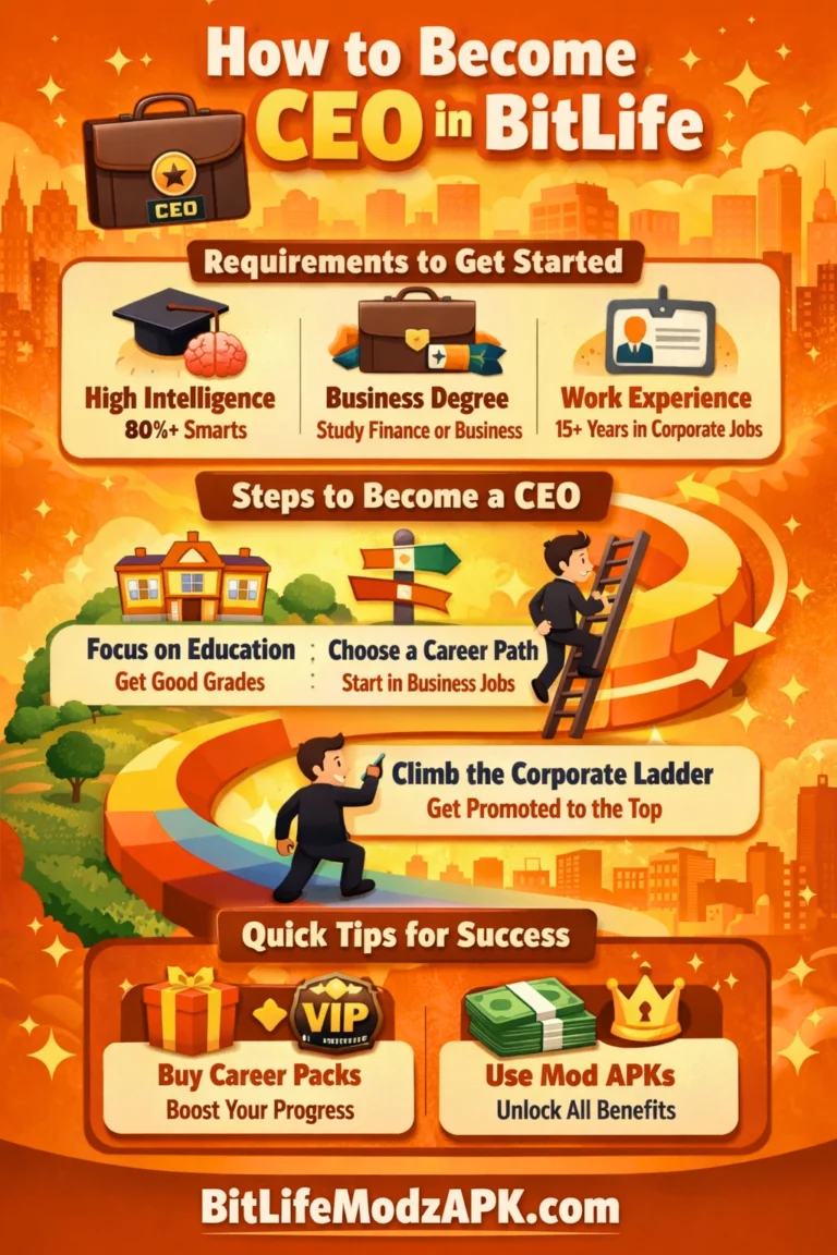 How to become a CEO in BitLife step by step guide