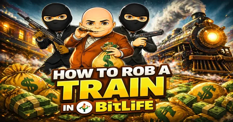 How to rob a train in BitLife