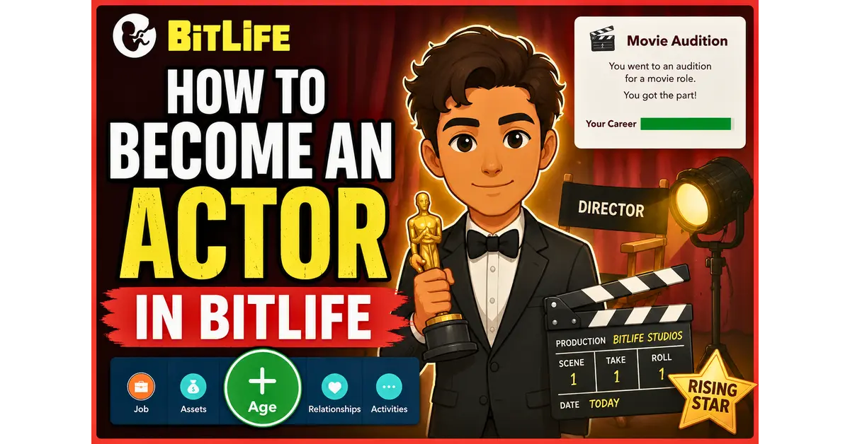 How to become an Actor in BitLife 2 How to become an Actor in Bitlife