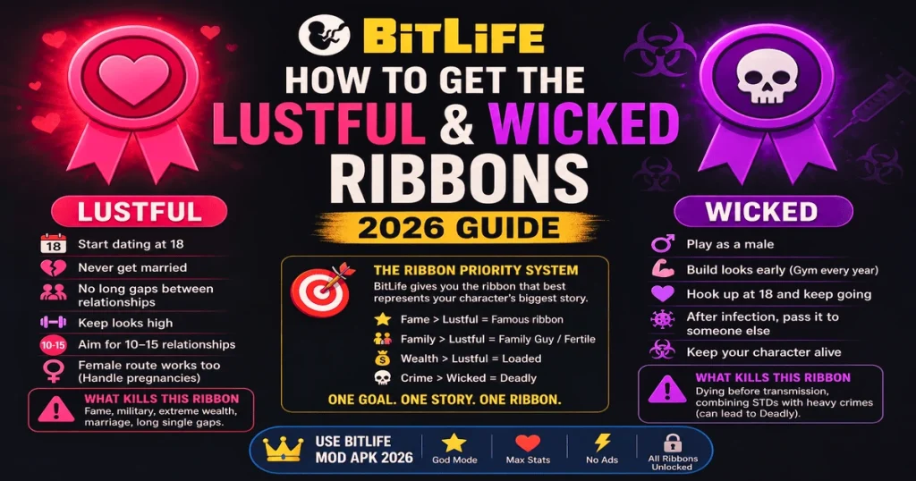 
How to get the Lustful & wicked Ribbons